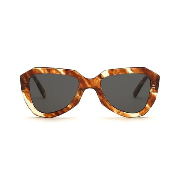NEW CELINE SUNGLASSES CL40046U 56A WOMEN HAVANA SQUARE CL 40046U 56A - Picture 1 of 3